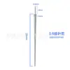 Acero Inoxidable 316L Aguja Guía para Piercing Barra de Inserción con Rosca Externa Aguja Guía Auxiliar para Colocar Clavo de Labio Accesorios para Joyería de Piercing