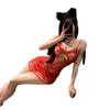 Lingerie Erótica Plus Size, Puro Desejo, Vestido de Renda Sexy Transparente com Suspensórios, Tentação de Role-Playing, Conjunto de Pijama Provocante, Poder de Sedução