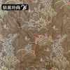 Tecido de veludo estilo étnico para outono e inverno, bordado Yunting, tecido bordado estilo chinês para vestidos, casacos e coletes femininos