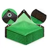 Red de protección solar verde con revestimiento transfronterizo, red de protección solar perforada, red de protección solar para patio, balcón, aislamiento térmico engrosado, red de protección solar