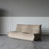 Sofá individual de diseño Caterpillar para sala de estar y dormitorio, Silla de ocio de tela perezosa o cuero, Apartamento pequeño, Lujo ligero