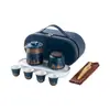 En stock Set de Té de Viaje Set de Tazas Express Set de Té Portátil de Una Tetera y Cuatro Tazas para Maestros y Personas Mayores