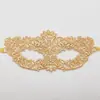 Encaje de hilo de oro y plata transfronterizo máscara amorfa fiesta baile Halloween máscara de ojos sexy