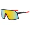 Gafas de Sol Deportivas de Marco Grande Transfronterizas Europeas y Americanas con Recubrimiento de Colores y Antirreflejantes para Ciclismo, Carrera al Aire Libre y Montañismo