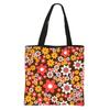 Bolsa de Mão Grande Capacidade Estilo Coreano Transfronteiriça Bolsa Tote Floral Bolsa de Ombro Bolsa de Poliéster Novo Modelo 2025
