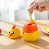 Botella de palillos de dientes automática de presión doméstica forma de dibujos animados linda contenedor de palillos de dientes emergente automático caja de palillos de dientes de pollo al por mayor