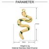 Piedra Natural Europea y Americana Serpiente Delfín Acero de Titanio Colgante Diy para Mujer Gota de Aceite Tortuga Caracola Joyería de Acero Inoxidable Colgante de Collar