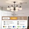 Novo lustre de sala de estar estilo chinês, luminária em formato de caqui, luz principal retrô francesa para o hall, luminária de feijão mágico de alta qualidade, design criativo