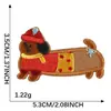 Dibujo Animado Autoadhesivo Mini Lindo Perrito DIY Accesorios de Ropa Decoración Funda de Teléfono Taza de Agua Parche Parche de Tela Bordado