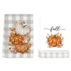 Venda Quente Transfronteiriça Toalha de Cozinha Caveira Divertida Escura Decoração de Halloween Limpeza Panos de Mesa Pano de Lavar Louça