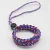 Pulsera de Supervivencia para Exteriores Cámara en la Muñeca Cuerda Trenzada de Paracord Colgante Pulsera Trenzada Universal de Paracord para la Muñeca