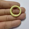 Anéis Metálicos Abertos em Cores Doces, Chaveiros com Fecho de Mola Removível, Peças de Acessório, Argolas para Pendurar em Bolsas, Fechos de Conexão