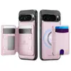 Adecuado para Google Pixel 11Proxl Funda de Teléfono con Ranura para Tarjeta, Google10 Soporte Magnético, Soporte para Tarjetas de Carga Inalámbrica