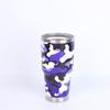 Taza de hielo fría con aislamiento de acero inoxidable de 30 oz de comercio exterior con graffiti para coche con tapa Taza para coche Vaso de cerveza de gran capacidad