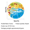 Festival de Verano Temático de Playa Transfronterizo Suministros para Fiestas Platos de Papel Banderines Manteles Servilletas Decoraciones para Fiestas Venta al por Mayor