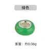 Plata de Ley S925 Rueda Arcoíris Cuentas Pegamento Colorido Hecho a Mano DIY Accesorios para Joyería Pulsera Separador de Cuentas Macaron