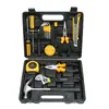 Caixa de ferramentas para reparo, ferramentas combinadas, conjunto de ferramentas domésticas, ferramentas de ferragens para casa, ferramentas multifuncionais de emergência para veículo