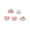 Otoño Dibujos Animados Lindo y Dulce Oso Resina Afelpado Parche DIY Accesorios para el Cabello Pasador Joyería Materiales al por Mayor
