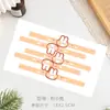 Animal de Desenho Animado Universal Tira Longa Adesiva Festival do Meio Outono Bolo da Lua Sticker Crocante de Gema de Ovo Único Snow Mei Niang Crocante de Gema de Ovo Macko