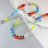 Cuentas Cuadradas de Cristal de Color Arcoíris de 6 mm Cuentas Sueltas Accesorios para Joyería DIY Pulsera de Cubo de Azúcar Galvanizado Fantasía Material para Enhebrar