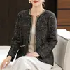 Chaqueta Versátil Corta Elegante de Moda Adelgazante para Personas de Mediana Edad y Mayores Otoño 2026