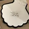 Exquisito y Elegante, Estilo de Nicho, Lujo Ligero, Sensación de Alta Gama, Anillo Abierto con Lazo y Perla, Joyería de Personalidad de Moda para Commuter