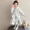 Bata de Noche para Niña 2026 Invierno Nuevo Coral Polar Linda Bebé Niña Franela Bata Infantil Dibujos Animados Vestido para Casa