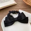 Accesorios para el cabello estilo retro ballet francés bolsa de doble capa de satén anillo de mariposa para la cintura anillo para coleta de pelo anillo para pelo de niña accesorios para el cabello versátiles