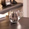 Copo de Vidro com Alça Estilo Ins Sala de Estar Doméstica para Beber Água Copo de Alta Qualidade Copo para Leite e Café Pequeno Presente Transfronteiriço