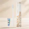 Escova de Dentes e Pasta de Dentes Descartáveis de Hotel, Conjunto Atacado de Artigos de Higiene Pessoal para Hotéis e Pousadas, Conjunto Portátil com Cerdas Macias para Uso Doméstico