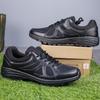 016 Novo Preto Treinamento Militar Proteção do Trabalho Verão Liberação Fogo Sapatos de Borracha Malha Resistente ao Desgaste Treinamento Físico Corrida