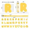 Coleira de Silicone para Animal de Estimação Nome do Animal DIY 26 Letras Coleira com Contas de Silicone Gato Animal de Estimação Coleira de Desenho Animado