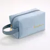 Bolsa de cosméticos de flanela bolsa de maquiagem de flanela de mão bolsa de batom portátil bolsa de armazenamento de artigos de higiene pessoal para viagem conjunto