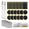Palanca para llanta de bicicleta kit sin pegamento para llanta de bicicleta de montaña combinación de parches para llanta herramienta de reparación de llantas conveniente parches para llantas de coche