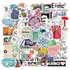 50 Novos Adesivos Graffiti de Química Física de Laboratório Amazon Populares para Mala Guitarra à Prova d'Água Adesivos DIY