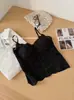 6100-2 Camisola Fina de Encaje para Mujer, Ropa Interior con Copas, Se Puede Usar como Ropa Exterior, Top Sexy para Chicas Calientes