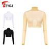 Camiseta de Golf para Mujer, Fresca de Verano, Cuello Alto, Protección Solar, Protección UV, Ropa Interior de Golf, Venta al por Mayor