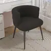 Sofá perezoso de lana de cordero de moda, silla de manicura, silla de computadora para niñas, sofá individual para vestidor, tocador de maquillaje