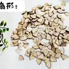 Chips de madera en forma de abanico semicircular, anillos anuales, decoración redonda de chips de madera DIY, material de madera maciza pequeña pintado a mano, bloque de madera en forma de anillo hecho a mano