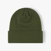 Gorro de punto con ala para hombre y mujer de otoño e invierno, gorro de invierno suave, cálido, neutro, deportivo, de lana, tejido