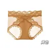 Populares calzones de encaje sexy satinados de estilo francés para mujer en TikTok, de cobertura total, tiro medio, sin costuras, transpirables