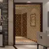 Cortina de Cuentas de Madera de Durazno con Monedas de Cinco Emperadores Cortina para Pasillo de Casa Partición de Cristal Cortina Feng Shui para Sala de Estar Cortina de Puerta con Monedas de Cobre