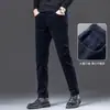 Pantalones de pana para hombre para uso en exteriores, Jeans de pana elásticos, Pantalones largos de pierna recta para otoño e invierno