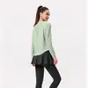 Ropa Profesional para Correr por la Mañana para Mujer, Nuevo Estilo de Primavera, Transpirable, Holgada, Tallas Grandes Ropa de Yoga, Pilates Fitness Ropa de Secado Rápido, Mangas Largas