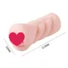 Lai Le Molde Vaginal e Anal Pequeno de Silicone Masturbador Masculino Molde de Silicone Copo Avião Brinquedos Sexuais Adultos