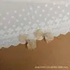 Bonito pasador de pelo para niña estilo hada pequeña, hilo de seda caqui, par de mini lazos, pinza lateral, pinza para flequillo
