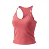 Roupa Íntima Esportiva ao Ar Livre Transfronteiriça Feminina para Corrida com Tiras Finas Pilates Fitness Sutiã Decote Baixo Sexy Roupas de Yoga Colete
