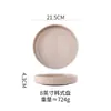 Prato Prato Doméstico Prato de Cerâmica de Luxo Leve Louça Chinesa Cor Sob Esmalte Prato Fundo Prato de Sopa Prato Empilhável
