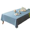 Manteles individuales para mesa de café y mesa de comedor con recubrimiento de TPU, diseño rectangular, fáciles de limpiar y secar con paño, resistentes a las manchas, al agua y al aceite