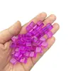 Cubos de Hielo Pequeños Transparentes de 8 mm Tokens Cuadrados Acrílicos Coloridos Piezas Indicadoras Accesorios para Juegos de Mesa Marcadores de Juegos de Mesa Indicadores